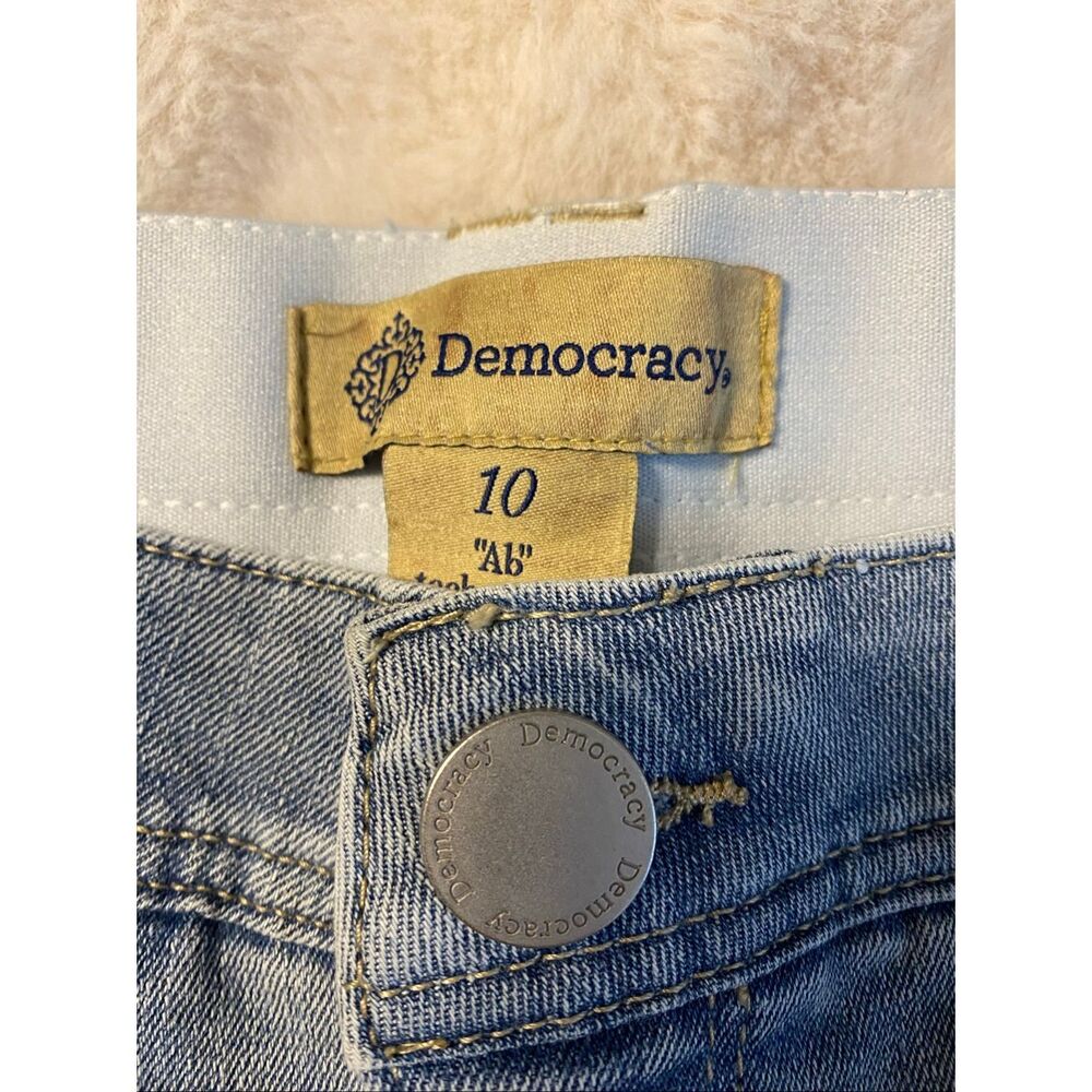 Democracy Ab Technology Skyrise Mold & Hold Jeans W/ Booty Lift Sz 10 NWT - Picture 3 of 14